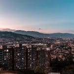 bird's eye view photography of high-rise buildings